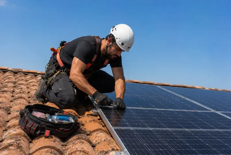 Maintenance et monitoring de panneaux solaires à Eyraud-Crempse-Maurens